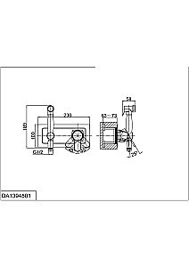 Гигиенический душ D&K Rhein Marx DA1394501 купить в интернет-магазине сантехники Sanbest