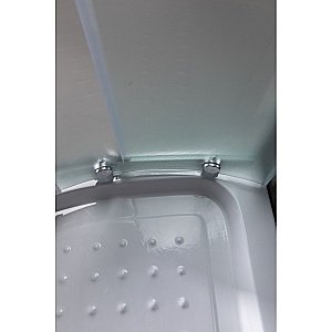 Душевой уголок Esbano ESR-8021 ESUGR8021 120х80 стекло рифленое, матовое/профиль хром купить в интернет-магазине Sanbest