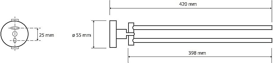 Полотенцедержатель Bemeta WHITE 104204194 белый купить в интернет-магазине сантехники Sanbest