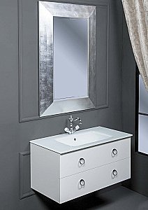 Зеркало Armadi Art Chelsea поталь серебро 80 в ванную от интернет-магазине сантехники Sanbest