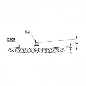 Верхний душ Kludi A-QA 643400500 купить в интернет-магазине сантехники Sanbest