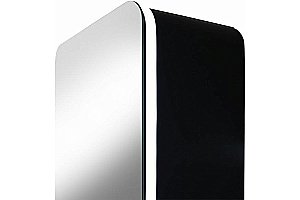 Зеркальный шкаф ART&MAX Lecce 36 AM-Lec-360-1560-1D-DS-F-Nero купить в интернет-магазине сантехники Sanbest