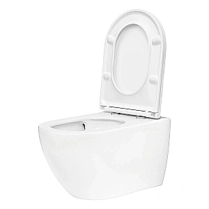 Унитаз подвесной TECEspring R 9700998, безободковый, смыв торнадо, с крышкой микролифт, белый купить в интернет-магазине Sanbest