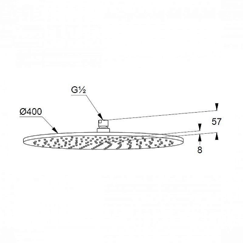 Верхний душ Kludi A-QA 643400500 купить в интернет-магазине сантехники Sanbest