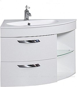 Тумба с раковиной De Aqua Трио 197201 90 L/R для ванной в интернет-магазине Sanbest