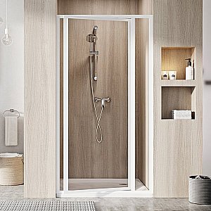 Душевая дверь Ravak Supernova SDOP 90х185 профиль белый/стекло прозрачное купить в интернет-магазине Sanbest