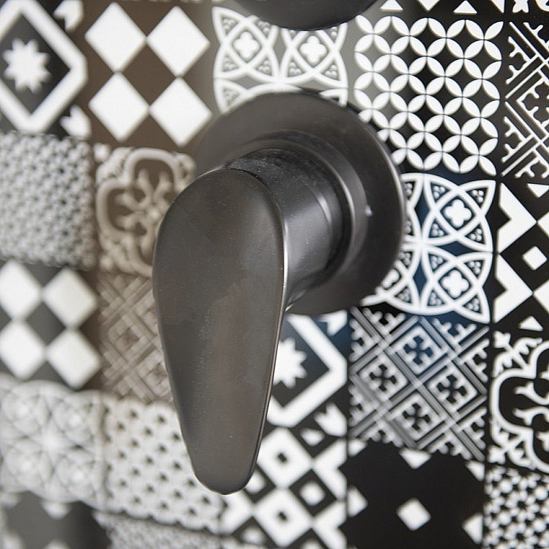 Душевая кабина Esbano Elegancia ESB-1280CKR 120x80 стекло прозрачное/профиль черный купить в интернет-магазине Sanbest