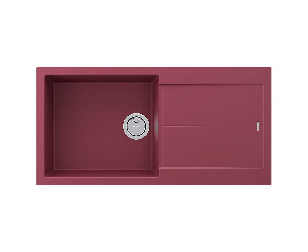 Кухонная мойка Paulmark Extensio 99 PM989950-ME красная матовая купить в интернет-магазине сантехники Sanbest