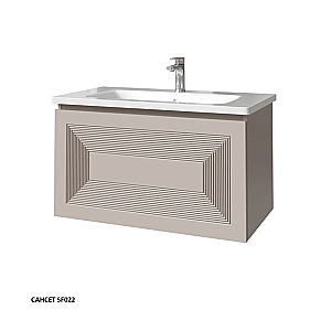 Тумба с раковиной Caprigo Modo-Quarta 80 с интегрированной ручкой, цвет на выбор для ванной в интернет-магазине Sanbest