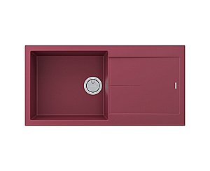 Кухонная мойка Paulmark Extensio 99 PM989950-ME красная матовая купить в интернет-магазине сантехники Sanbest