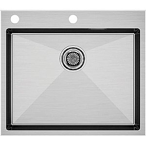 Кухонная мойка Paulmark Brim-Edge 59 PM775951-BS брашированная сталь купить в интернет-магазине сантехники Sanbest