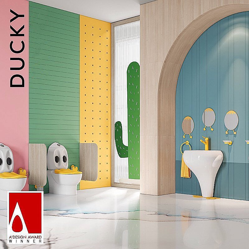 Унитаз детский CREAVIT DUCKY DC360-11 белый, с бачком купить в интернет-магазине Sanbest