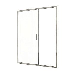 Душевая дверь Taliente TA-130-1CP 130 стекло прозрачное/профиль хром купить в интернет-магазине Sanbest