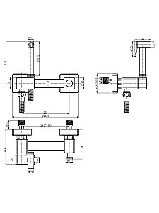 Гигиенический душ со смесителем WeltWasserHIGI Q02 WT белый матовый купить в интернет-магазине сантехники Sanbest
