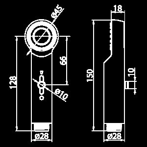 Гигиенический душ Elghansa BF-19C-Orange хром/оранжевый купить в интернет-магазине сантехники Sanbest