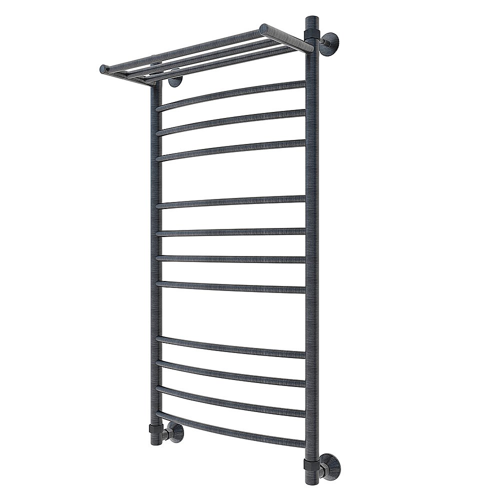 Полотенцесушитель водяной Veconi Nemi-B N10050GR-B графит купить в интернет-магазине сантехники Sanbest