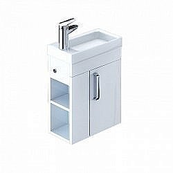 Тумба с раковиной IDDIS Torr TOR40W1i95K 40 белая левая купить в интернет-магазине сантехники Sanbest