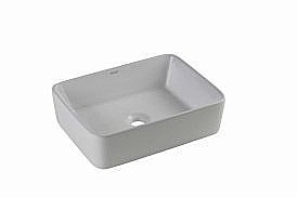 Раковина накладная Bravat Source 49 C22328W-ENG белая купить в интернет-магазине Sanbest