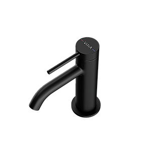 Смеситель для раковины VitrA Minimax Round A4353036EXP матовый черный купить в интернет-магазине сантехники Sanbest