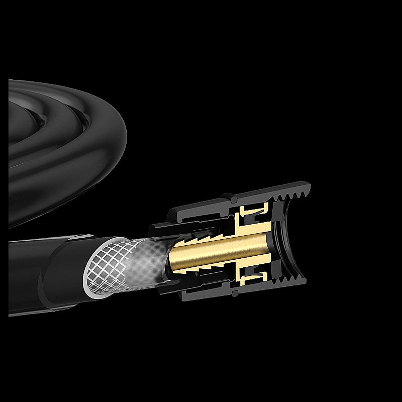 Душевой шланг Elghansa Shower hose SH085-Black черный купить в интернет-магазине сантехники Sanbest