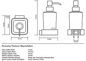 Диспенсер Bemeta Solo 139109042 купить в интернет-магазине сантехники Sanbest