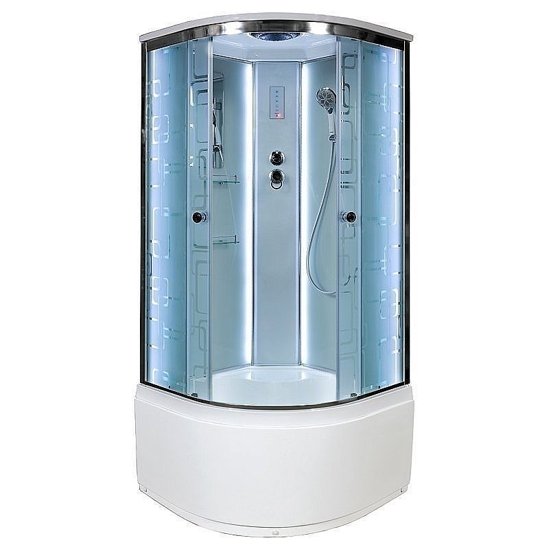 Душевая кабина DTO ЕМ4580 LED 80х80 купить в интернет-магазине Sanbest