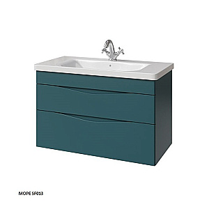 Тумба с раковиной Caprigo Lento 90 два ящика, цвет на выбор для ванной в интернет-магазине Sanbest