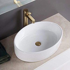 Раковина накладная BelBagno 510 BB1049 белая купить в интернет-магазине Sanbest