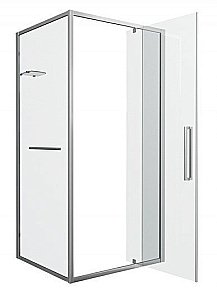 Душевой уголок Bravat LINE BS090.2116A 90х90 стекло прозрачное/профиль хром купить в интернет-магазине Sanbest