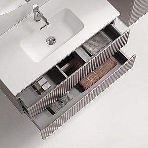 Тумба с раковиной Sancos Snob R SNR90/39SM/CN7030 Doha Soft для ванной в интернет-магазине Sanbest