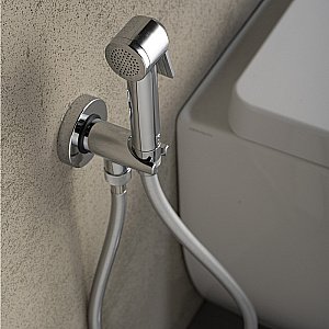 Гигиенический душ Bossini Apice B00920.073 черный купить в интернет-магазине сантехники Sanbest