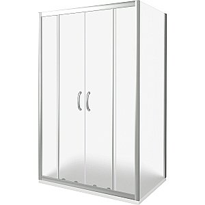 Душевой уголок Good Door Infinity WTW-TD+SP 160х70 стекло матовое/профиль хром купить в интернет-магазине Sanbest