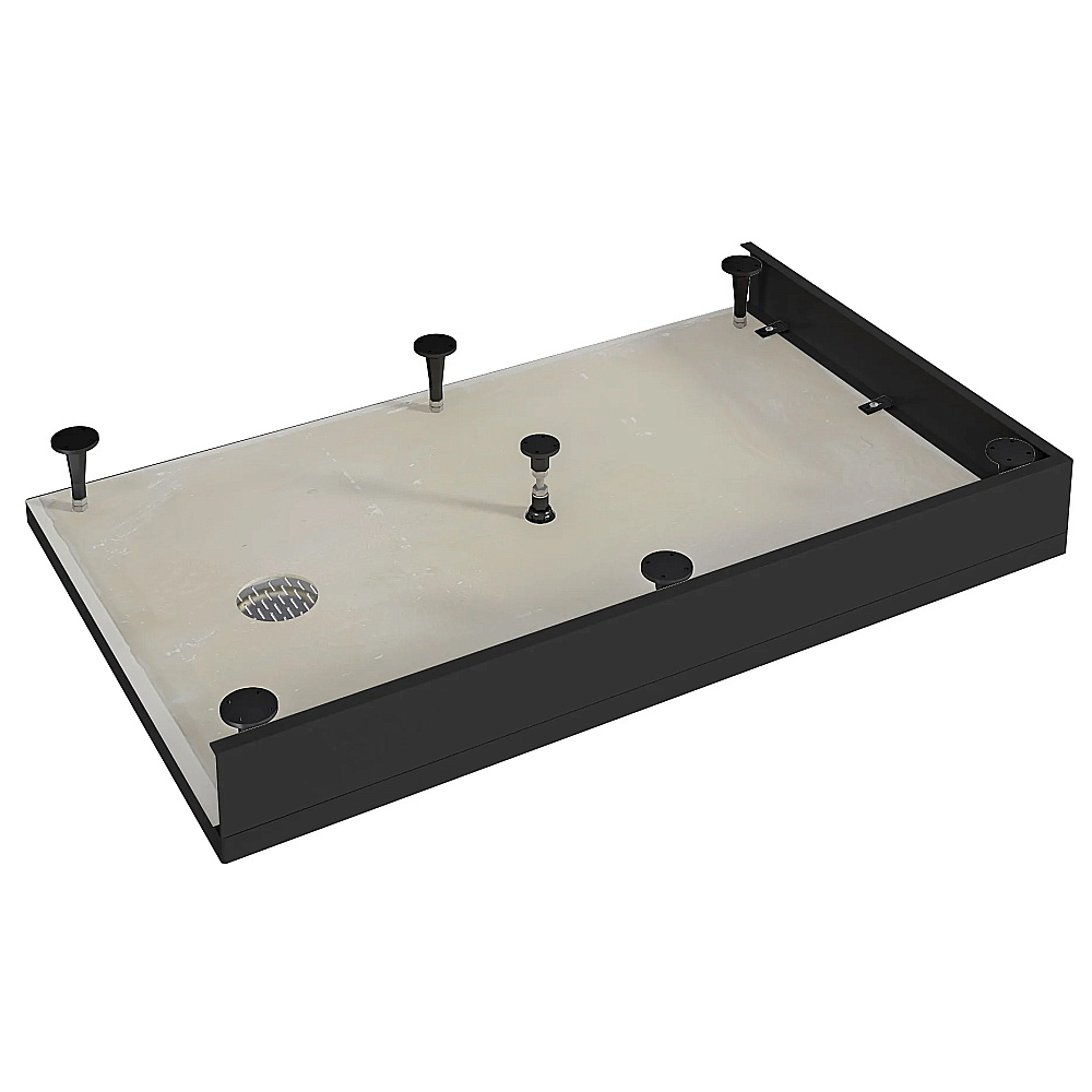 Душевой поддон Good Door Strike 120х90 ЛП00560 черный купить в интернет-магазине Sanbest