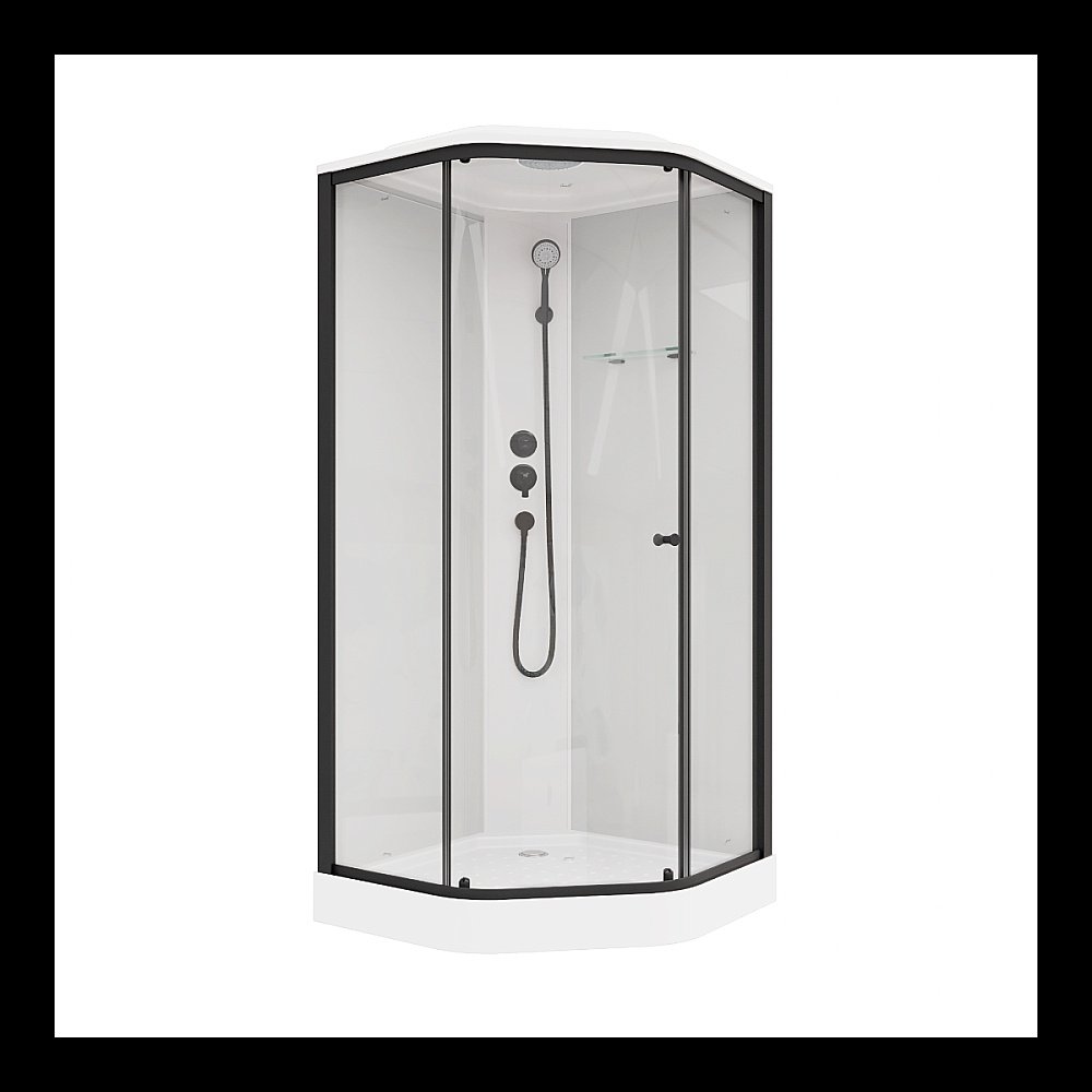 Душевая кабина Parly Penta P91B 90x90 купить в интернет-магазине Sanbest