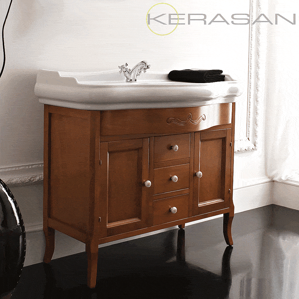 Раковина Kerasan Retro 100 105001*1 белая купить в интернет-магазине Sanbest