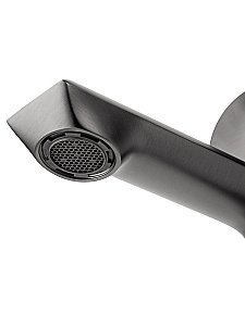 Смеситель для ванны с душем WONZON & WOGHAND BRILLIANT, Темный графит (WW-88037079-BGM) купить в интернет-магазине сантехники Sanbest