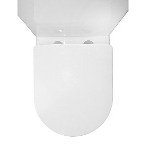 Унитаз напольный AZARIO Flin AZ-1363C безободковый, с бачком, с крышкой микролифт, глянцевый белый купить в интернет-магазине Sanbest