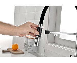 Смеситель для кухни Paulmark Gravity Gr213888-CR хром купить в интернет-магазине сантехники Sanbest