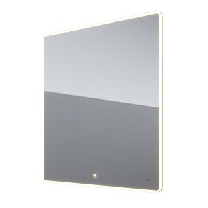 Зеркало c LED-подсветкой Dreja POINT 80x90 белый в ванную от интернет-магазине сантехники Sanbest