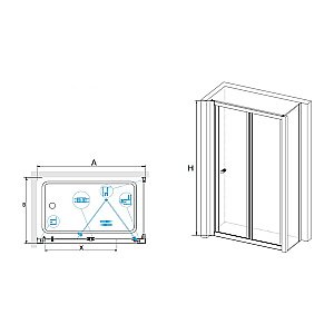 Душевая система RGW Shower Panels SP-6143-01 50140801-01 хром купить в интернет-магазине сантехники Sanbest