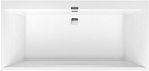 Ванна квариловая Villeroy&Boch Squaro Edge 12 UBQ190SQE2DV-01 190х90 альпийский белый купить в интернет-магазине Sanbest