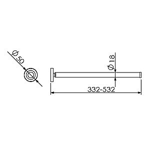 Полотенцедержатель Langberger Burano 11009A купить в интернет-магазине сантехники Sanbest