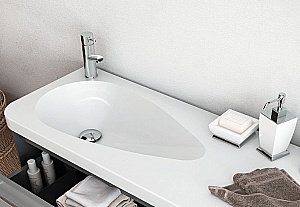 Раковина Creavit Trump 120,4 TP120-0000 белая купить в интернет-магазине Sanbest