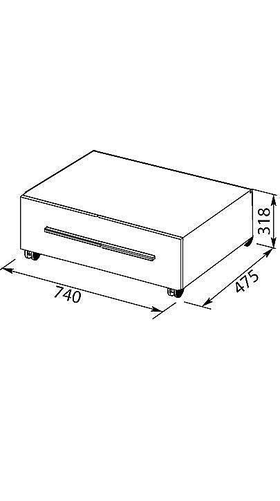 Нижняя тумба Aquanet Верона 75 черная глянцевая для ванной в интернет-магазине сантехники Sanbest