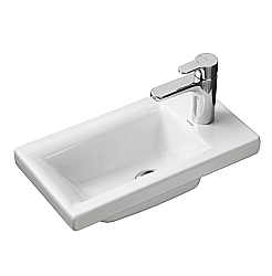 Раковина Акватон Миранда 1WH302500 40 белая купить в интернет-магазине Sanbest