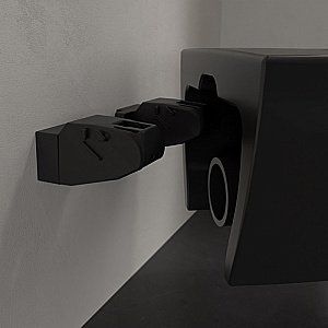 Унитаз подвесной Villeroy&Boch Subway 2.0 5614R0R7 черный матовый, безободковый купить в интернет-магазине Sanbest