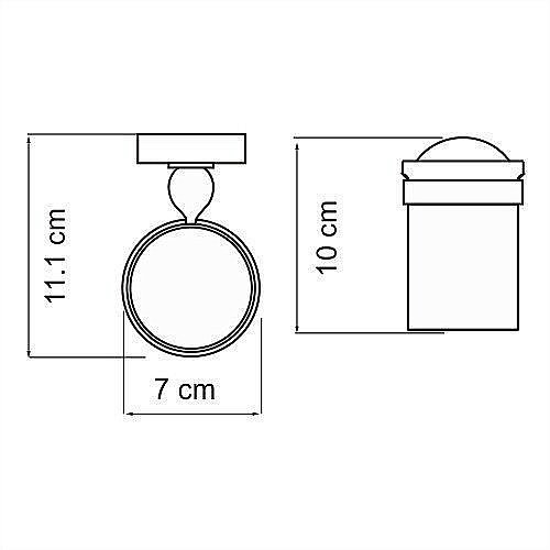 Стакан WasserKRAFT Regen K-6928 купить в интернет-магазине сантехники Sanbest