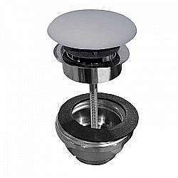 Донный клапан Kerasan Nolita Grigio matt купить в интернет-магазине сантехники Sanbest