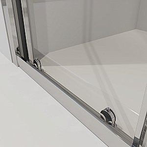 Душевая дверь Niagara Eco 90 NG-631-9A профиль хром/стекло прозрачное купить в интернет-магазине Sanbest