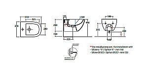Биде подвесное GLOBO Stockholm LAS10.BI*1 купить в интернет-магазине Sanbest